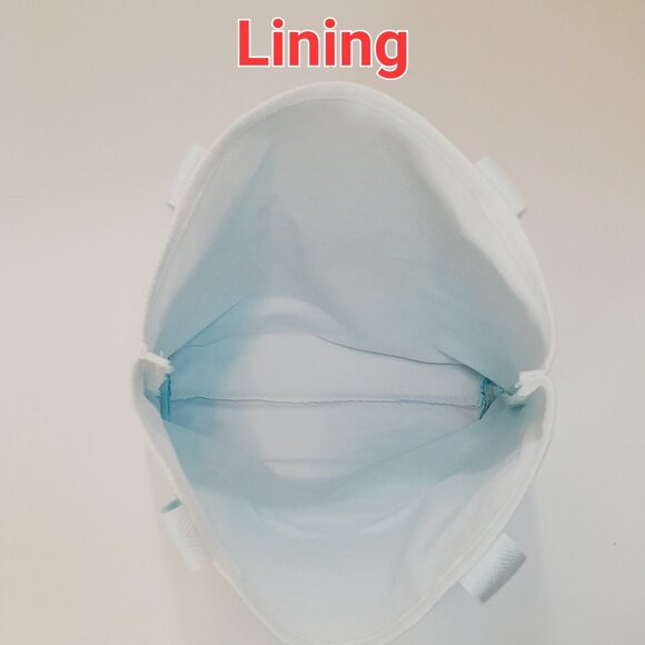 Handmade - Ombre Light Blue Tote Bag - Picture 5 of 6